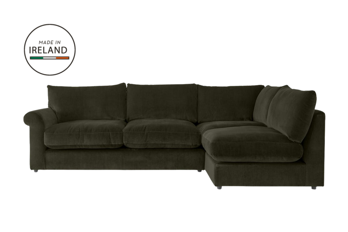 Corah Corner Sofa | Green