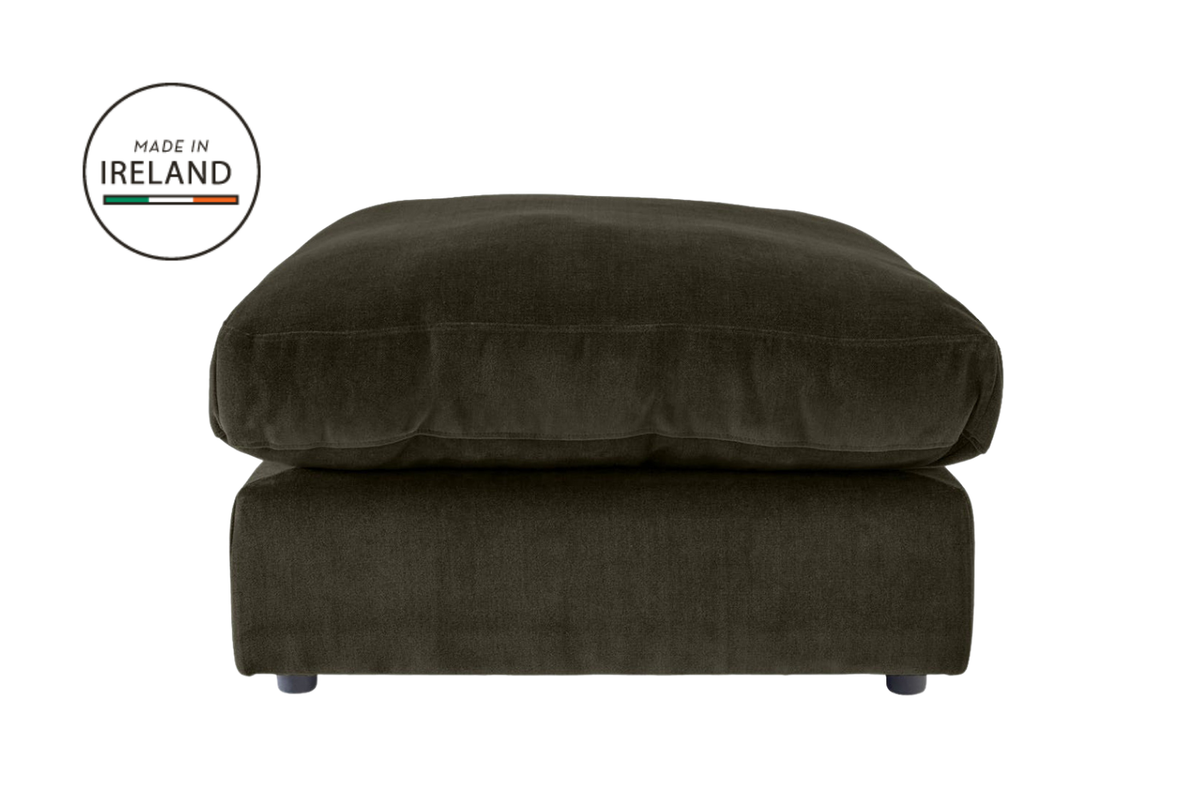 Corah Footstool | Fabric | Colour Options