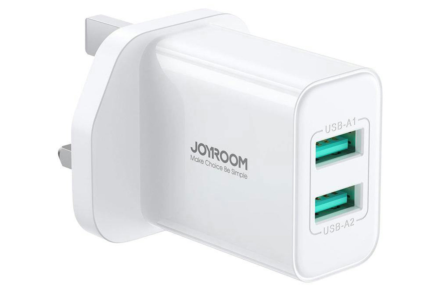 Joyroom 10.5W Dual USB-A Charger | White