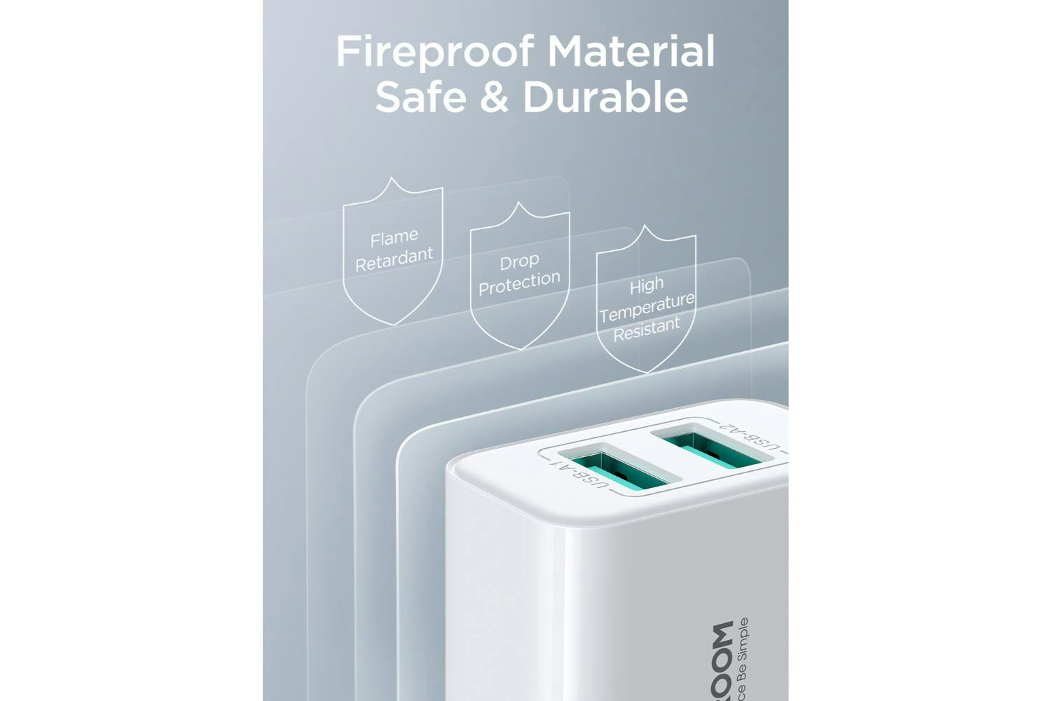 Joyroom 10.5W Dual USB-A Charger | White-7