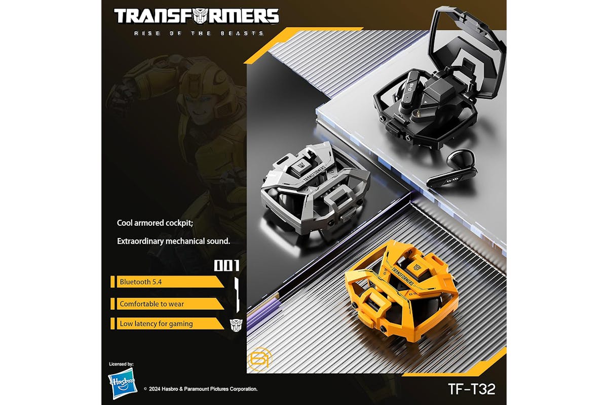 Transformers Wireless Bluetooth Earbuds | Black-6