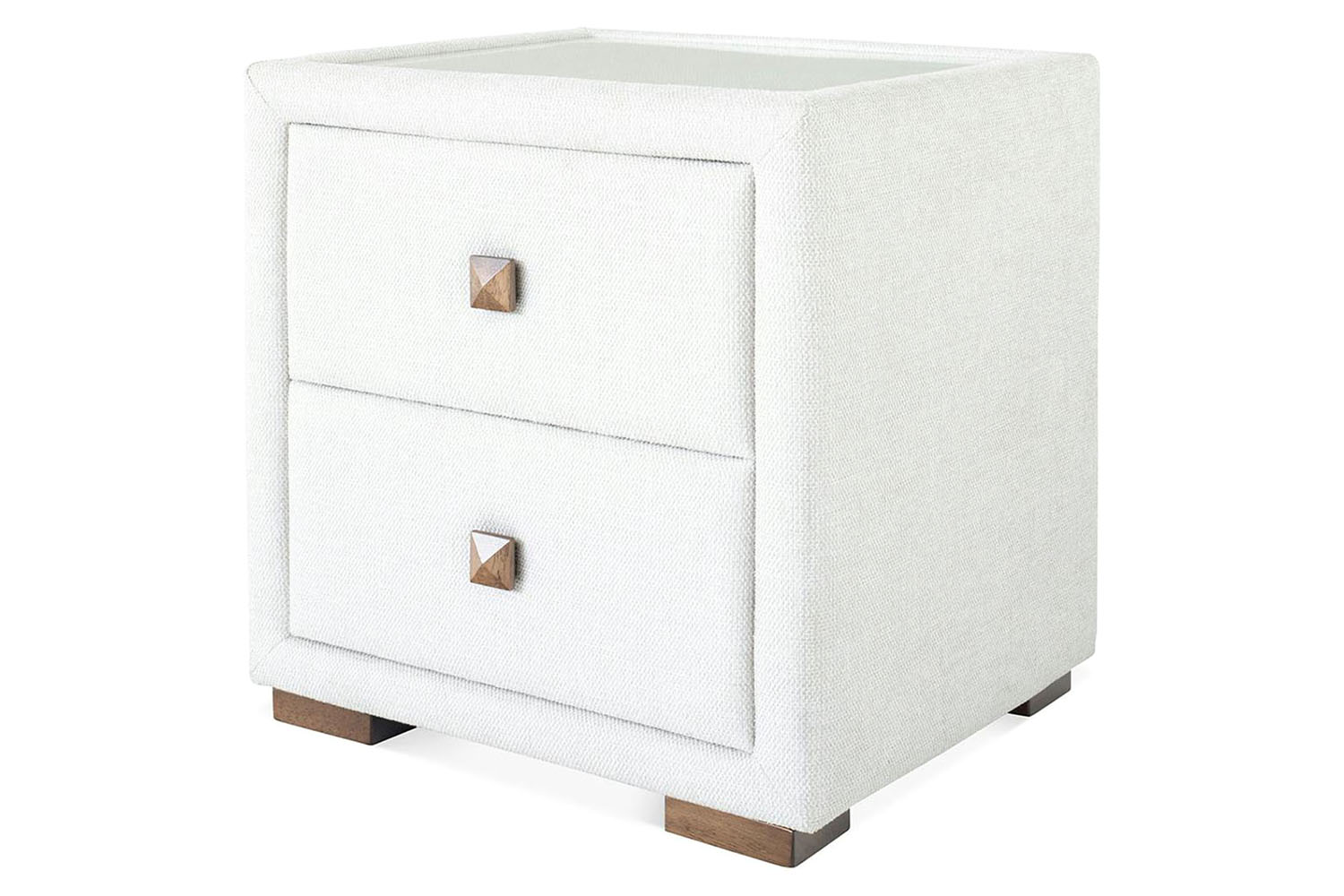 Willow Bedside Locker | 2 Drawer | Oat-3