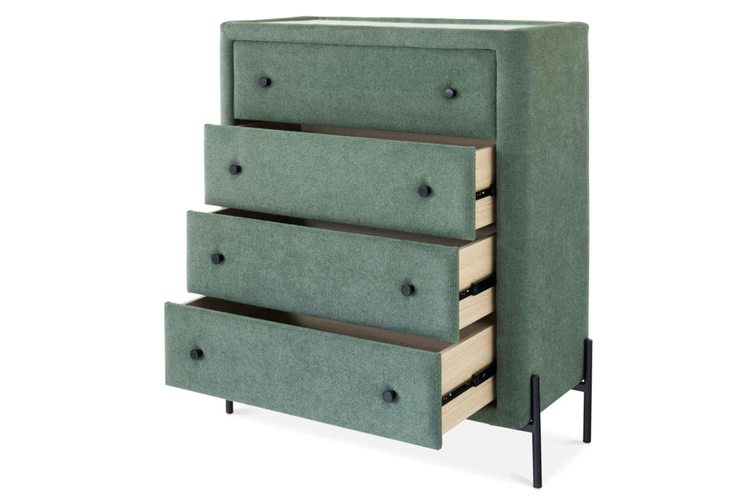 Arnold Chest of Drawer | 4 Drawer | Green-2