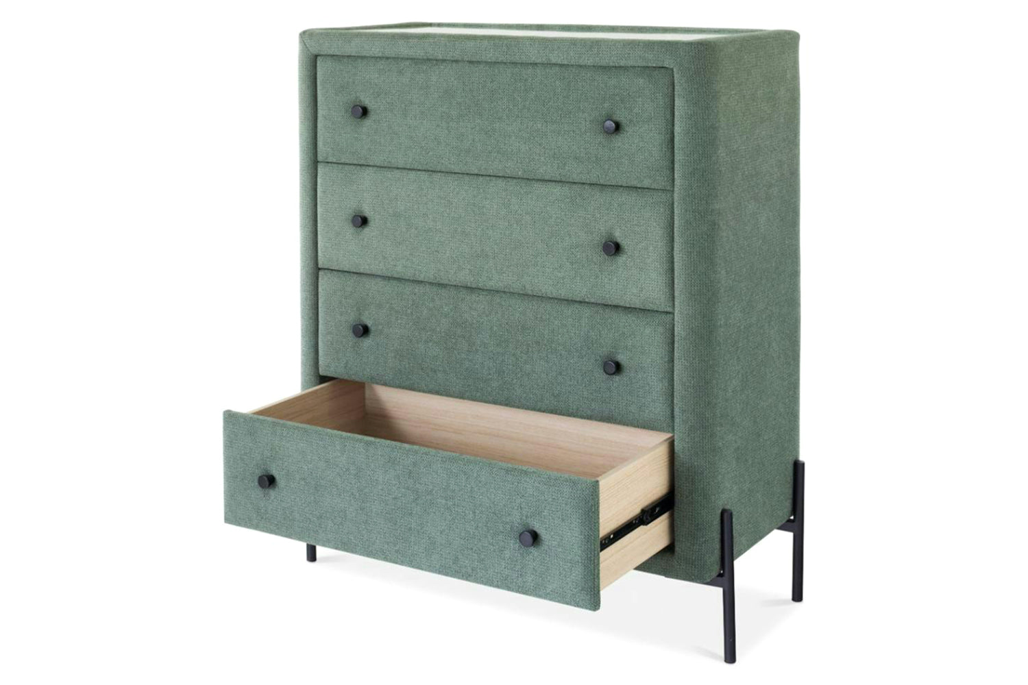 Arnold Chest of Drawer | 4 Drawer | Green-5