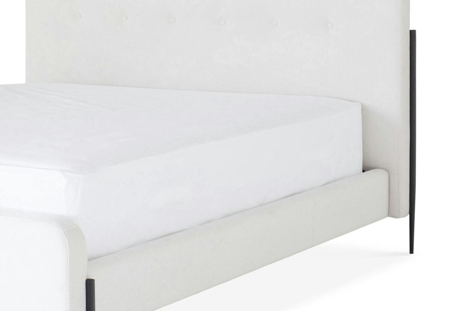 Arnold Bed Frame | Single | 3ft | Oatmeal-11