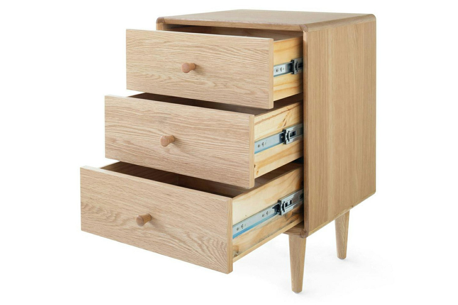 Foster Bedside Locker | 3 Drawer-4