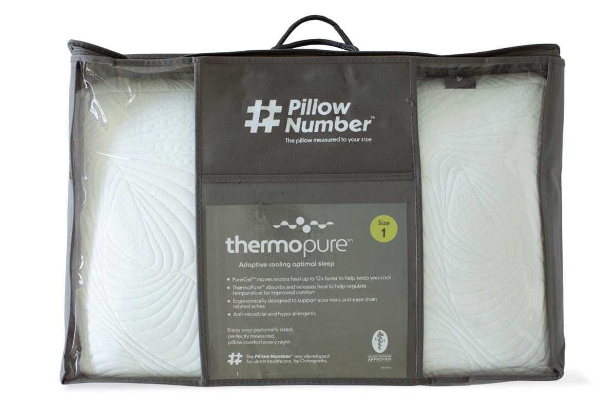 Pillow Number | Thermopure Pillow | Size 1-2