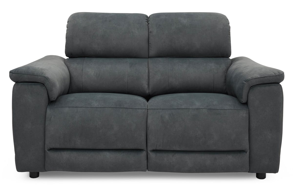 Tiago 2 Seater Sofa | Power Recliner | Fabric | Grey