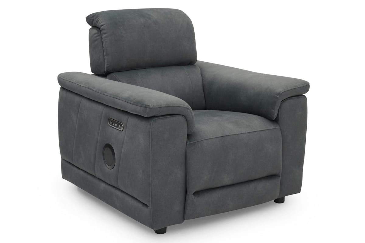 Tiago Armchair | Power Recliner | Fabric | Grey-2