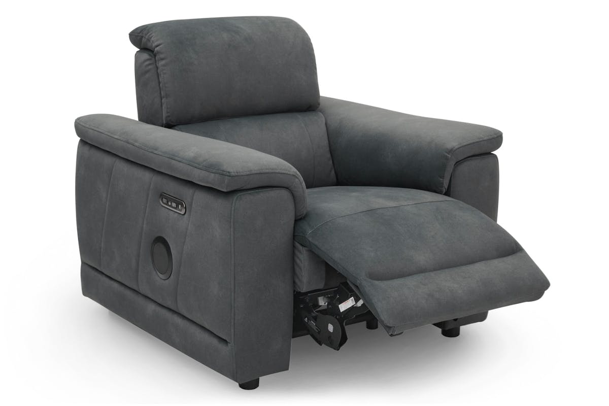 Tiago Armchair | Power Recliner | Fabric | Grey-5