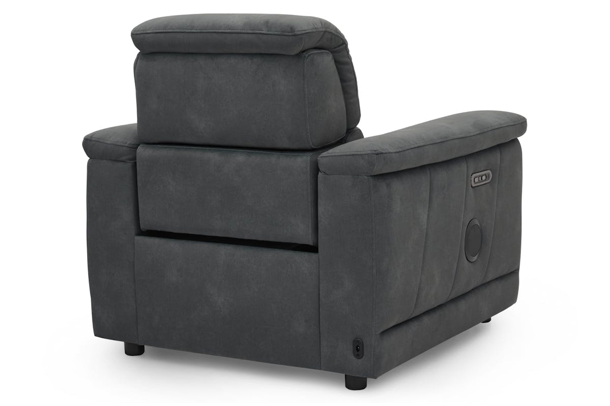 Tiago Armchair | Power Recliner | Fabric | Grey-4