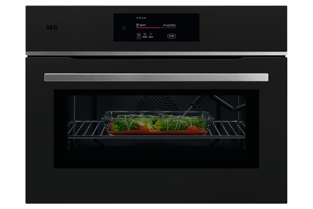 AEG 8000 MealAssist 3000W Built-in Microwave Oven | TK8NK721T | Matt Black