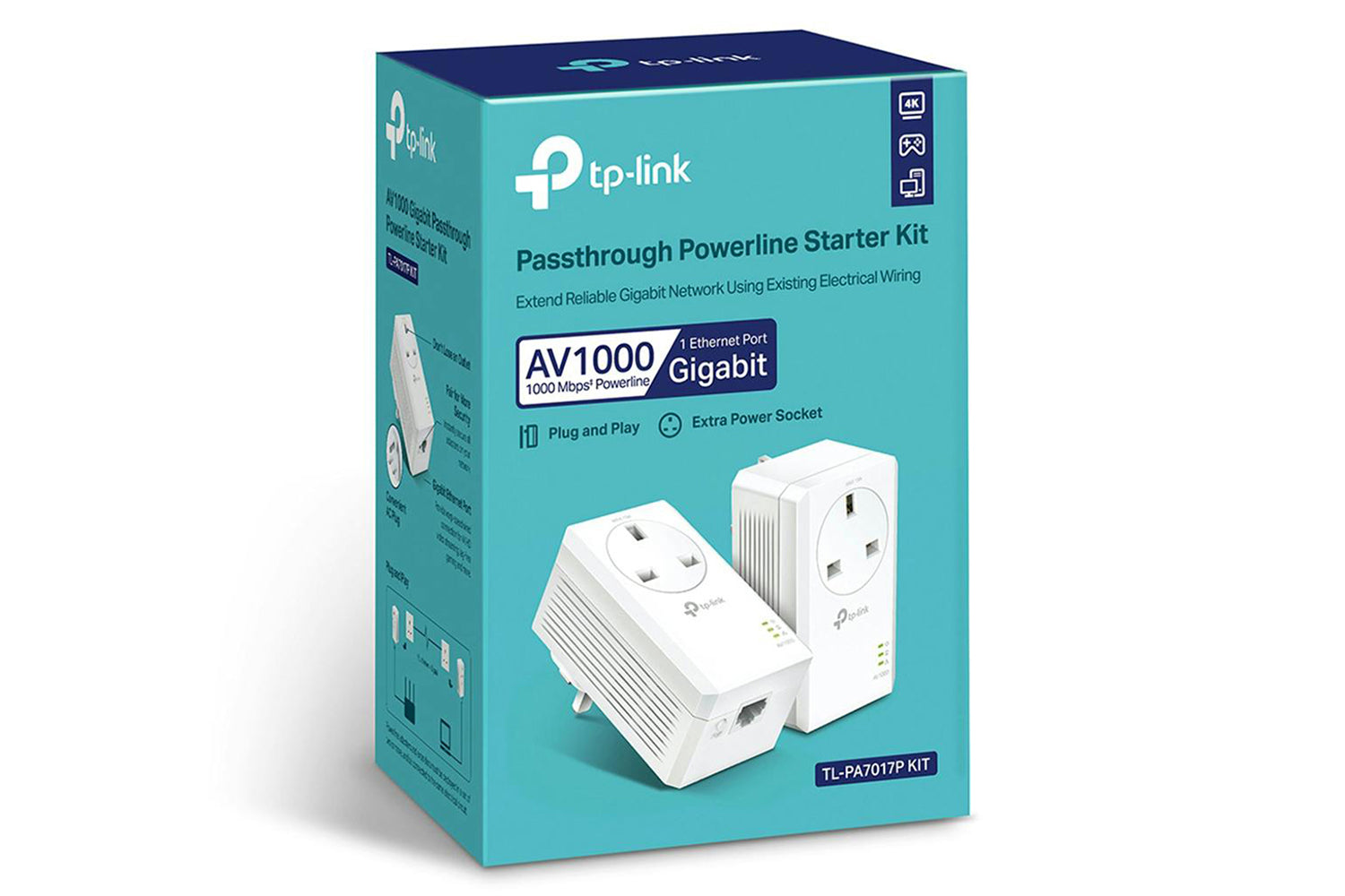 TP-Link AV1000 Gigabit Powerline Starter Kit-8