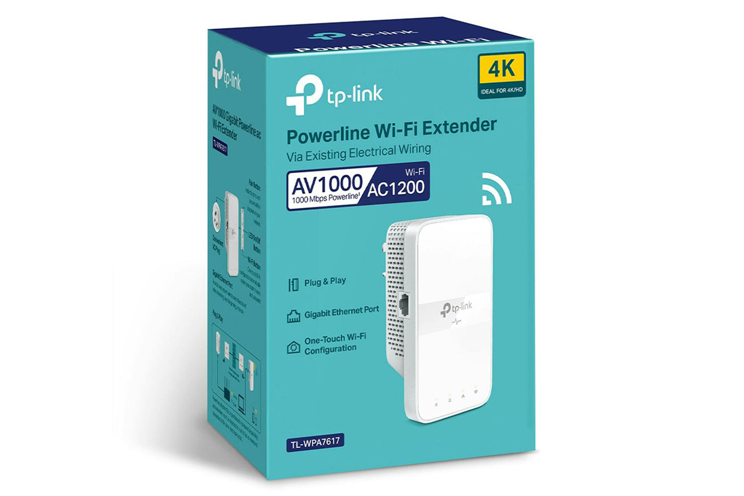 TP-Link AV1000 Gigabit Passthrough Powerline AC Wi-Fi Extender-8
