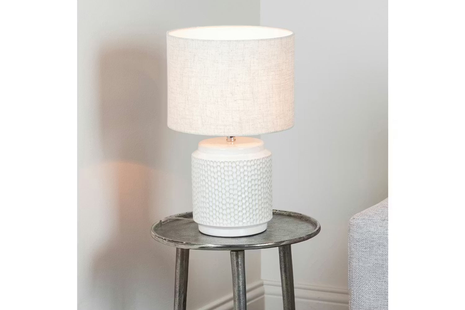 Hazel Table Lamp | Cream | 44 cm-2
