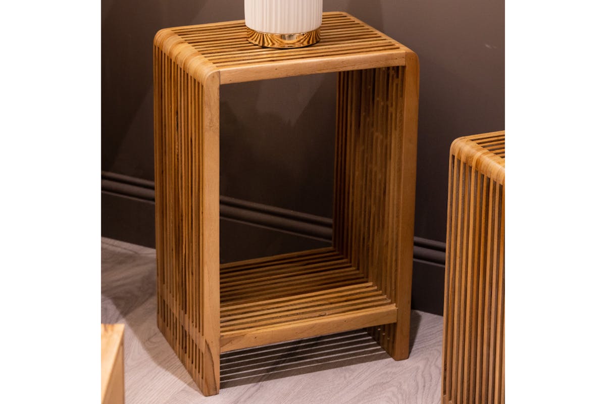 Kuta Side Table | Natural Teak-4