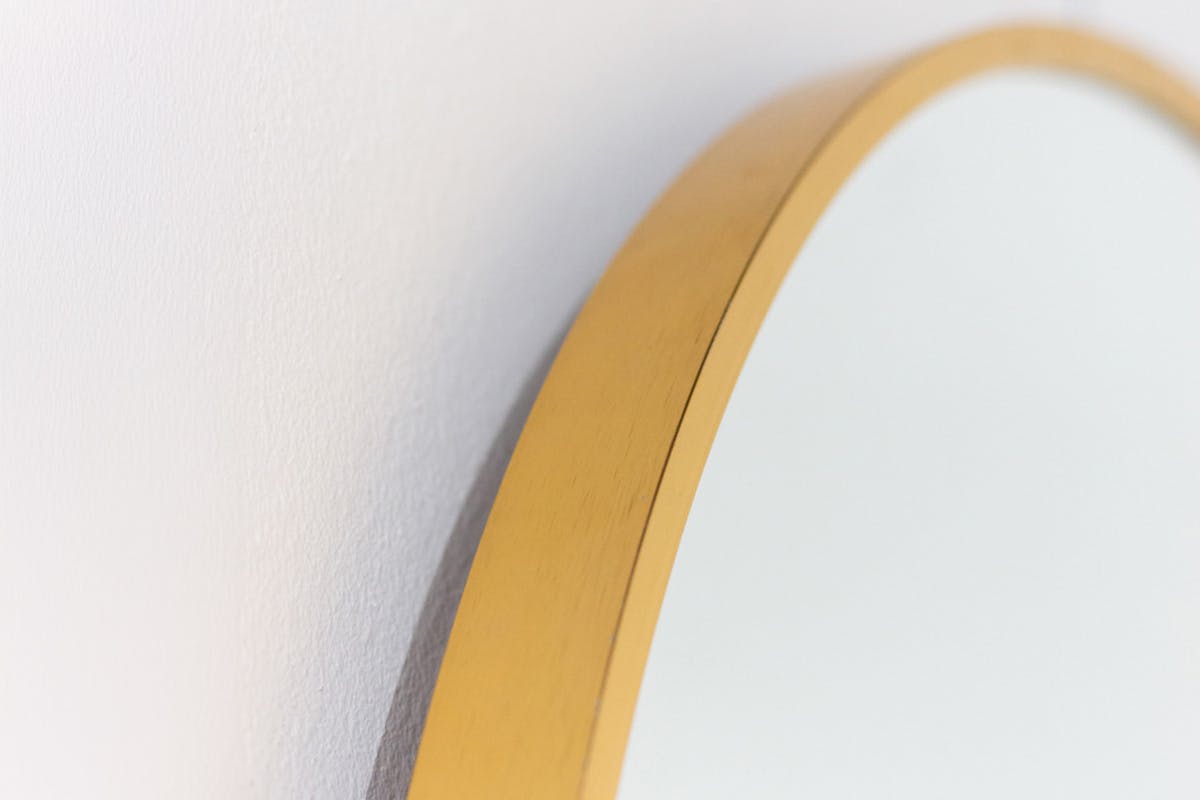 Modena Round Wall Mirror | Gold | 60 cm-3