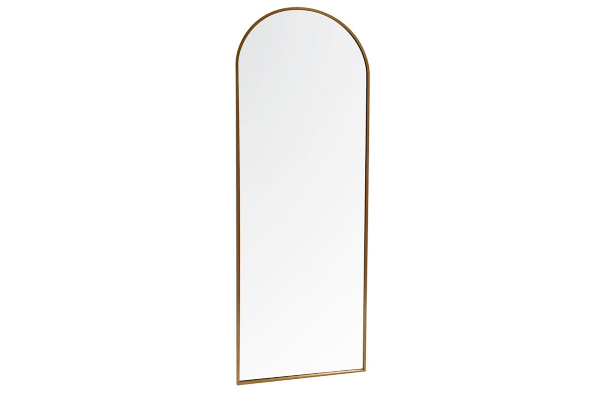 Modena Arched Wall Mirror | Gold | 40 x 120 cm-3