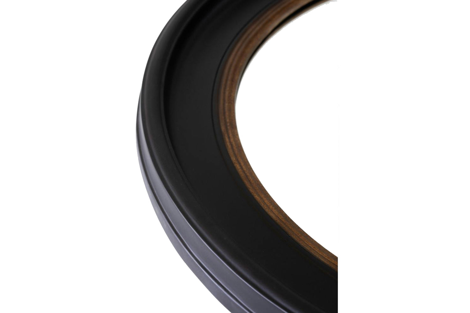 Macy Round Mirror | Black/Gold | 90 cm-2