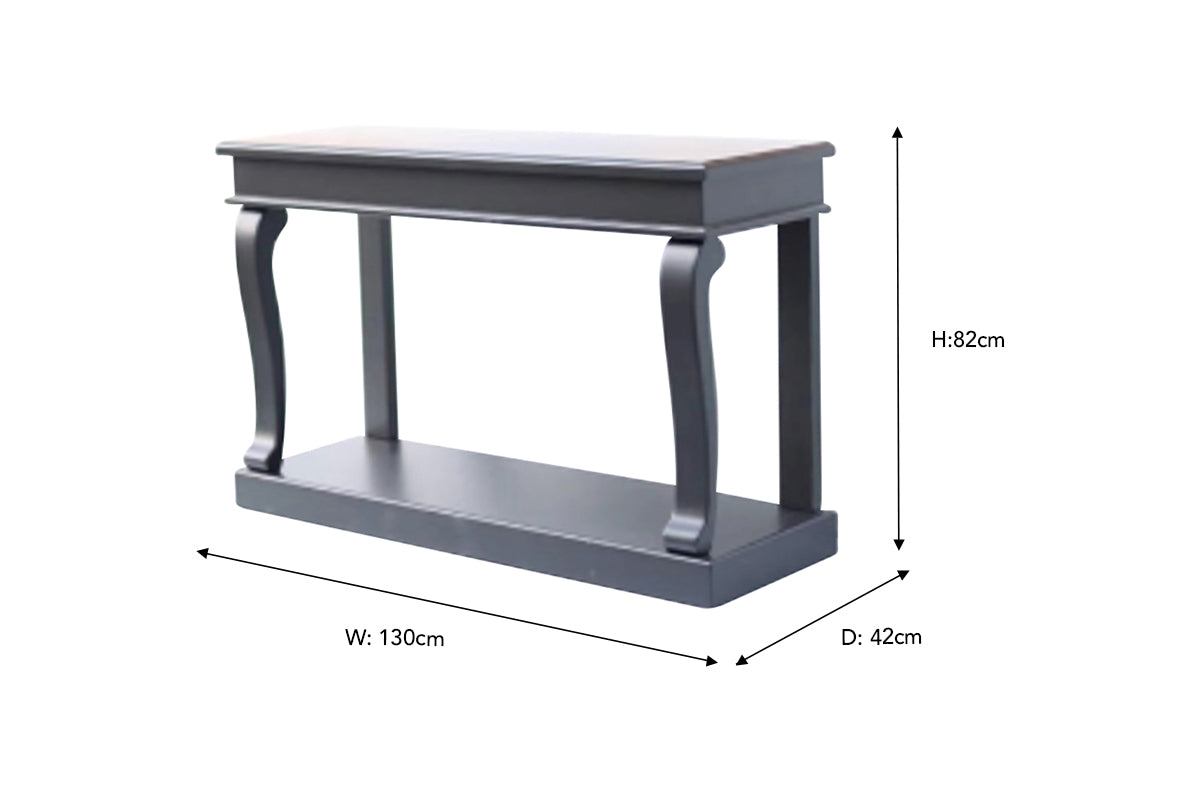 Clover Console Table | 130cm | Black-3