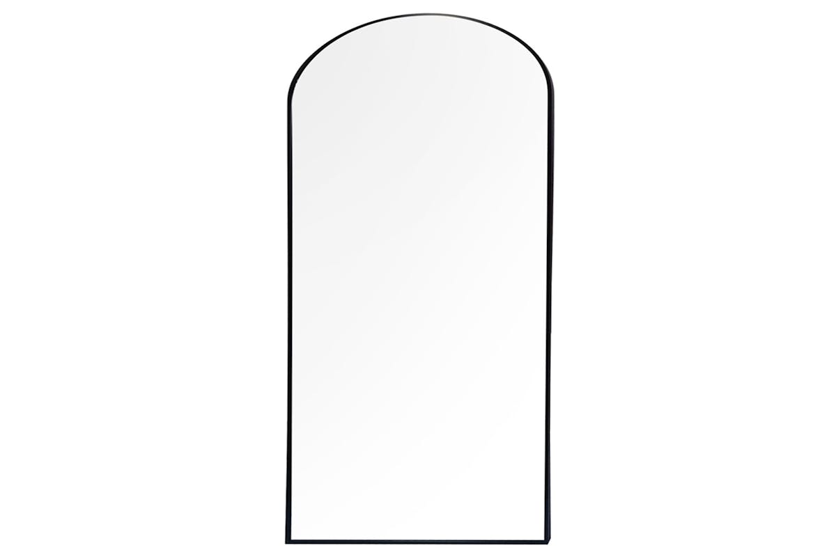 Modena Arched Leaner Mirror | Black | 80 x 180 cm