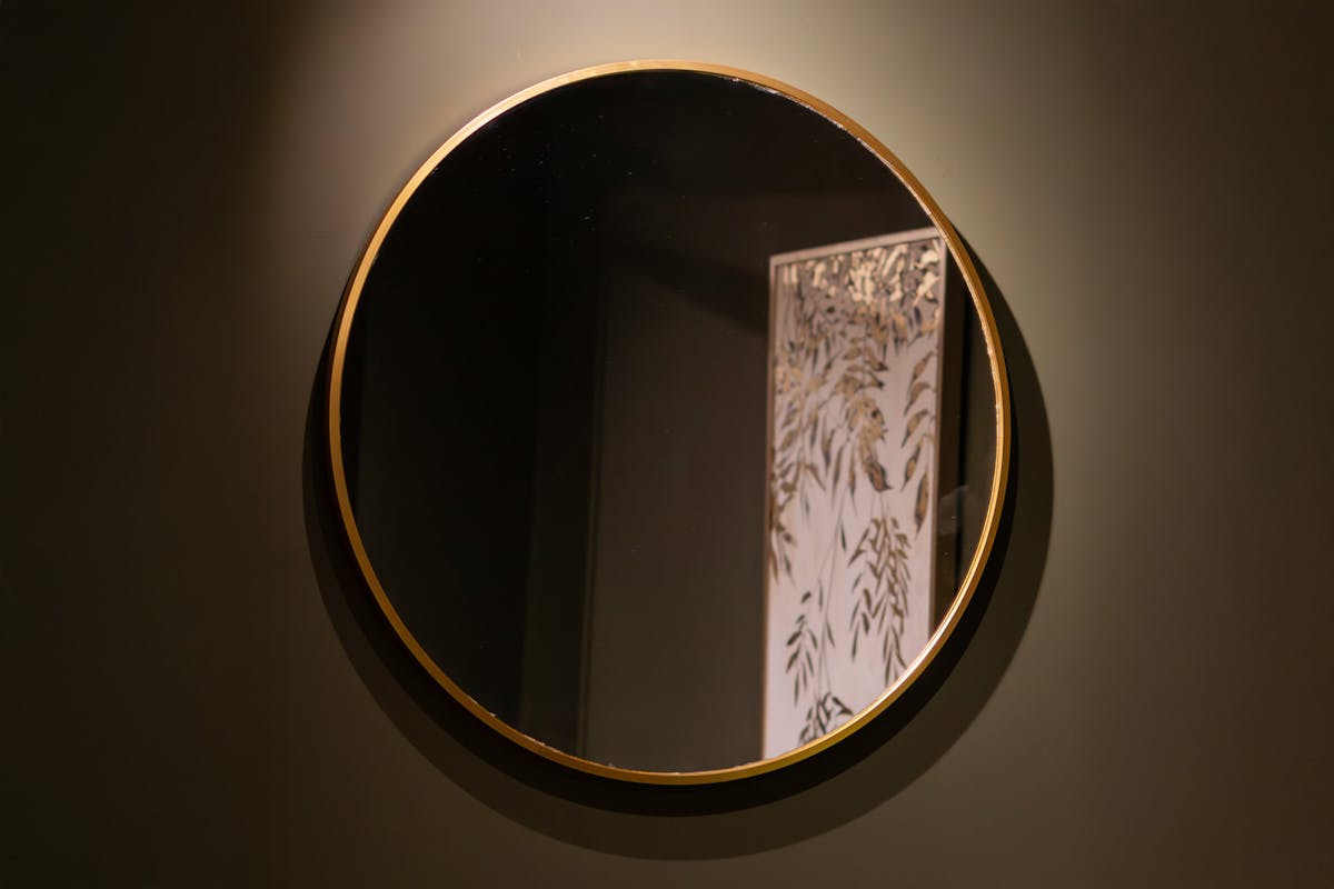 Modena Round Wall Mirror | Gold | 120 cm-2