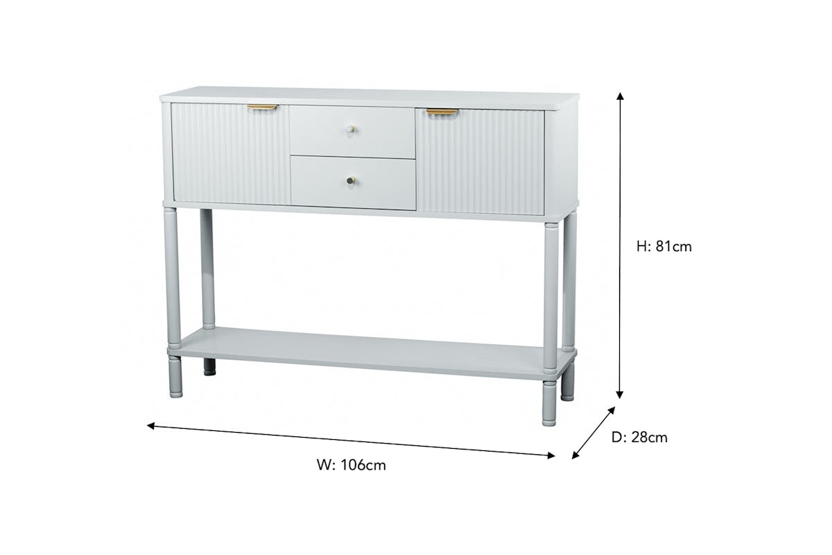 Parson Console Table | White-3