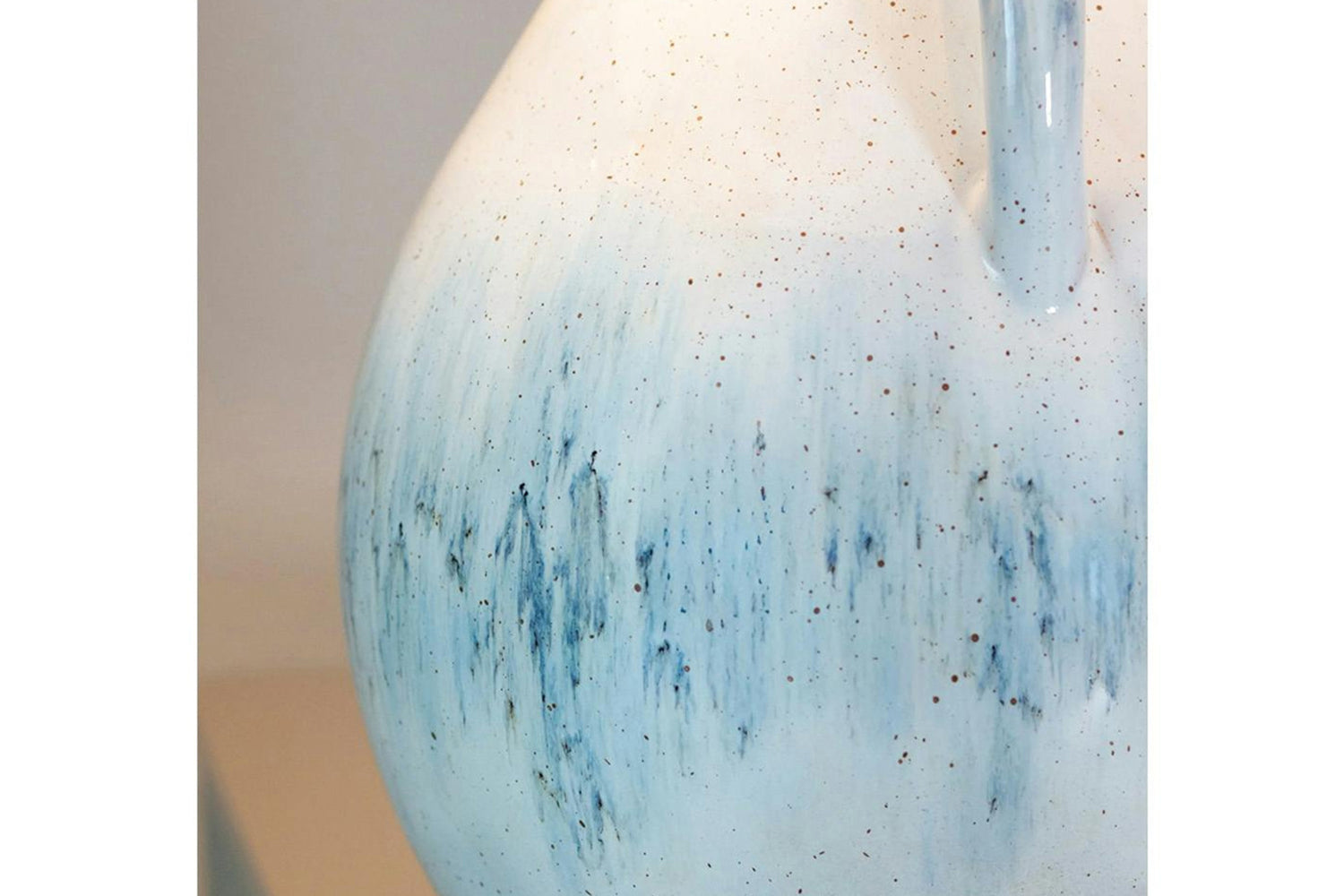 Rylee Ceramic Table Lamp | White/Blue | 66 cm-4