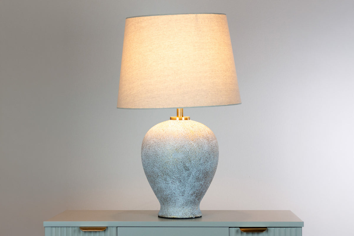 Harlee Ceramic Table Lamp | White-2