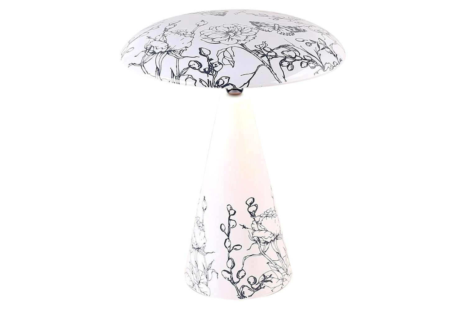 Neo USB Recharge Table Lamp | Floral White