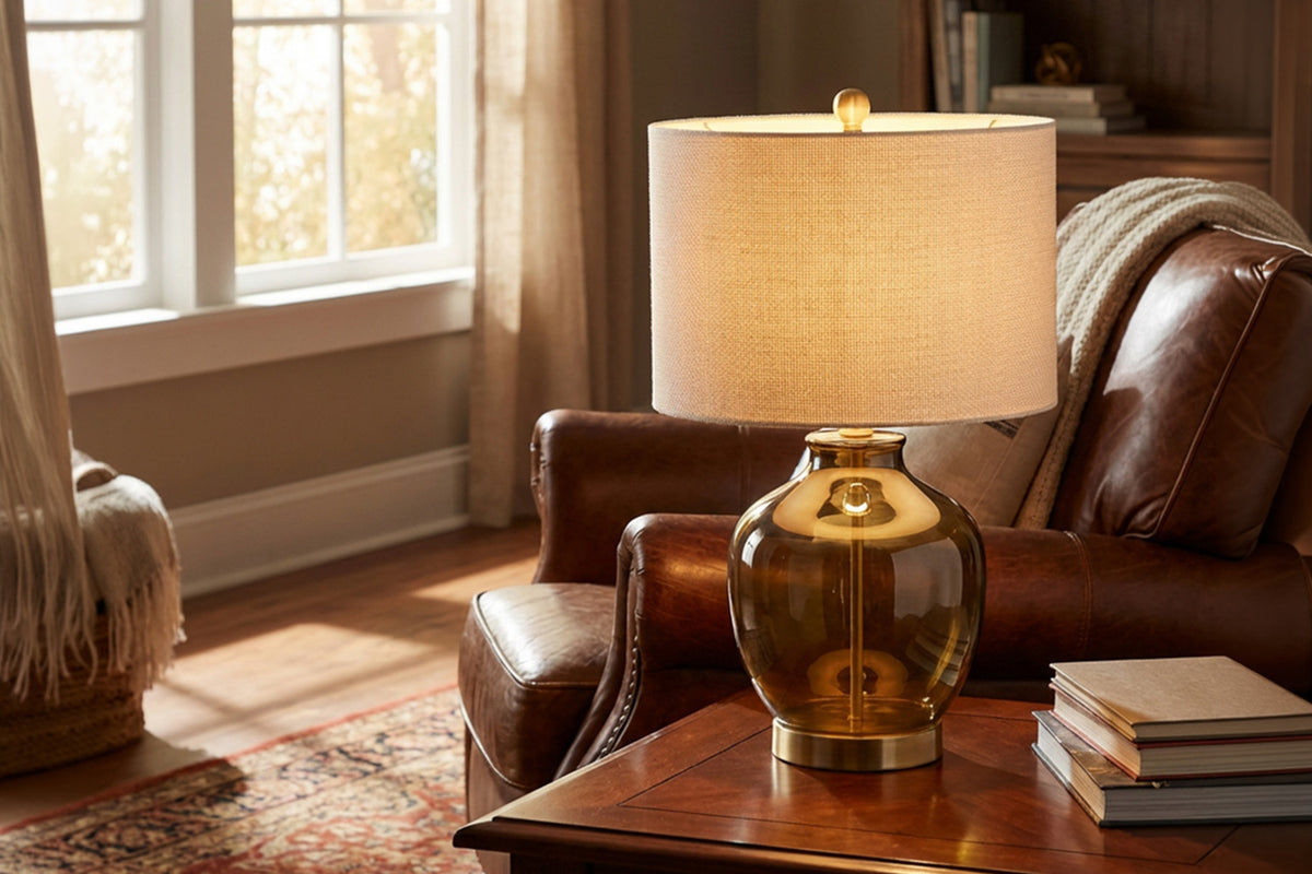 Carissa Table Lamp | Green-2