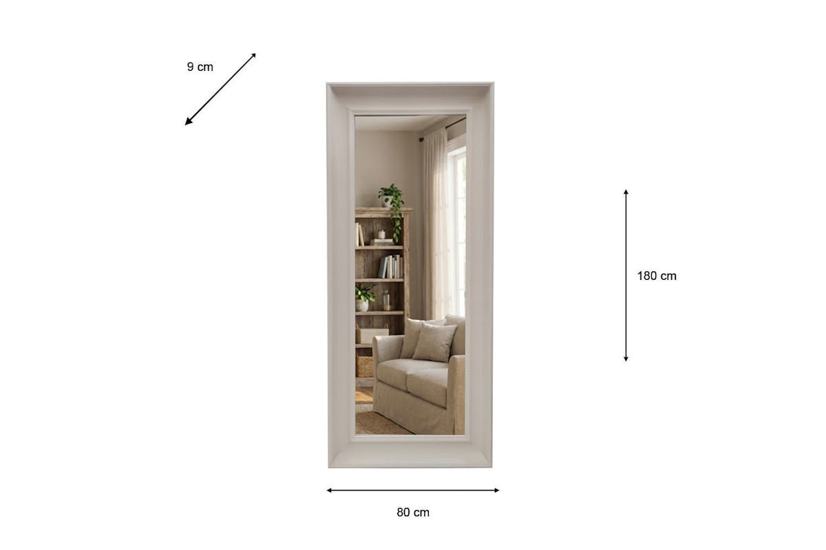 Lyla Rectangular Mirror | Oyster | 180 x 80 cm-3