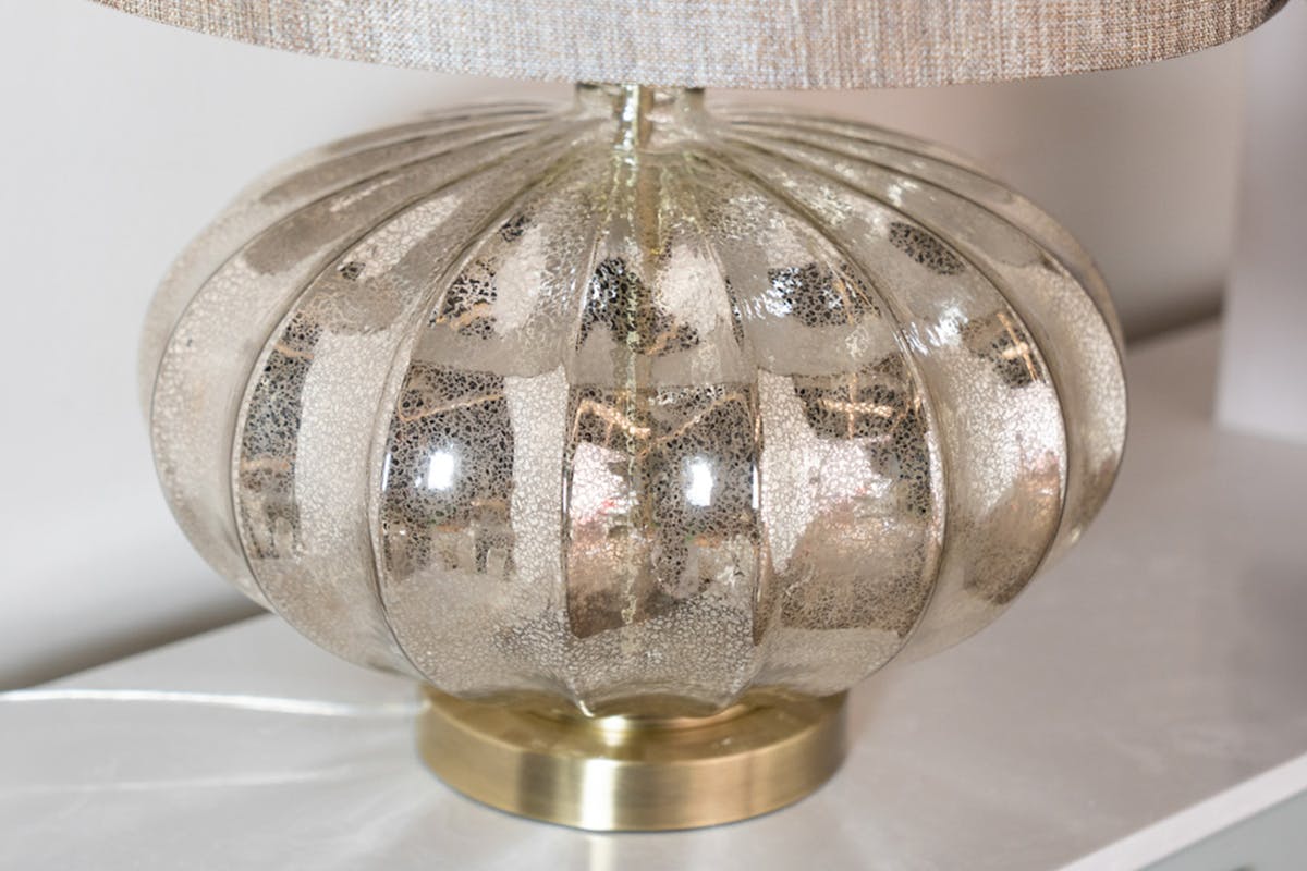 Kyra Mercury Glass Table Lamp | Natural/Gold-4