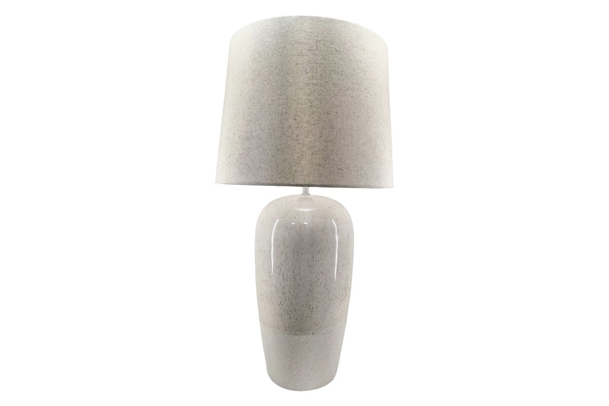 Sloane Ceramic Table Lamp | White/Ivory | 65 cm