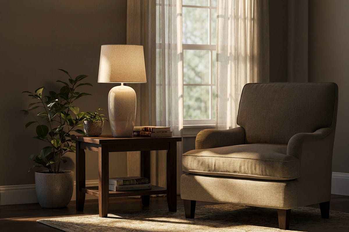 Sloane Ceramic Table Lamp | White/Ivory | 65 cm-2