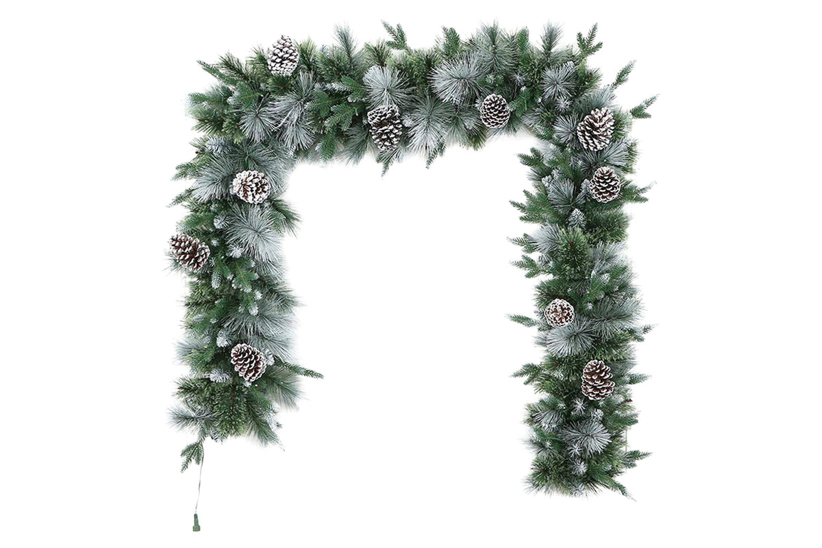 Christmas Decoration | Tara Snowy Garland | 240cm