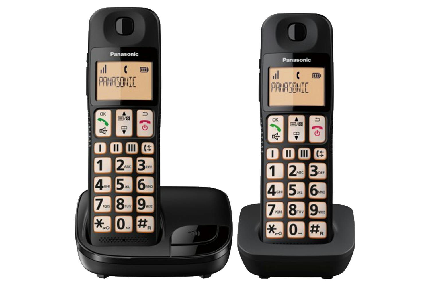 Panasonic Twin Big Button Cordless phone