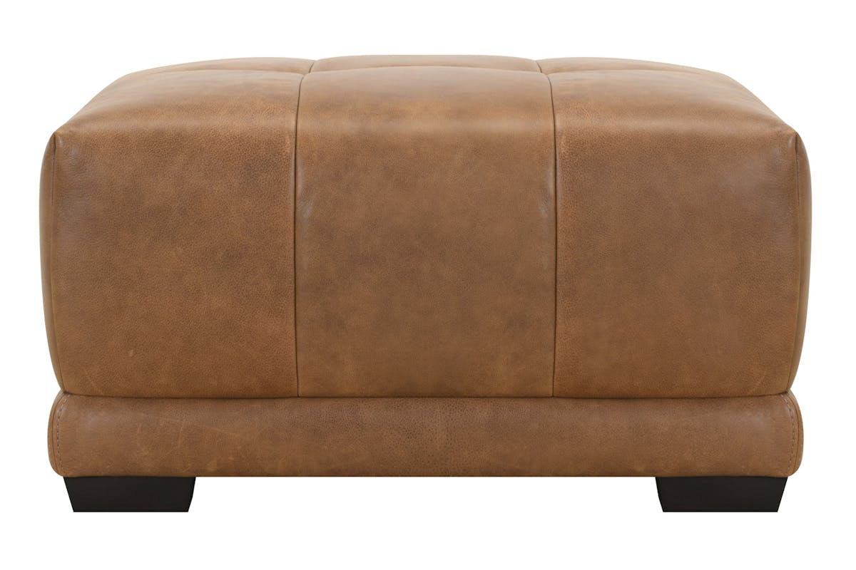Toni Footstool | Leather | Brown