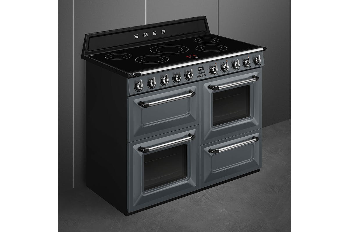 Smeg 110cm Electric Range Cooker | TR4110IGR2 | Slate Grey-2