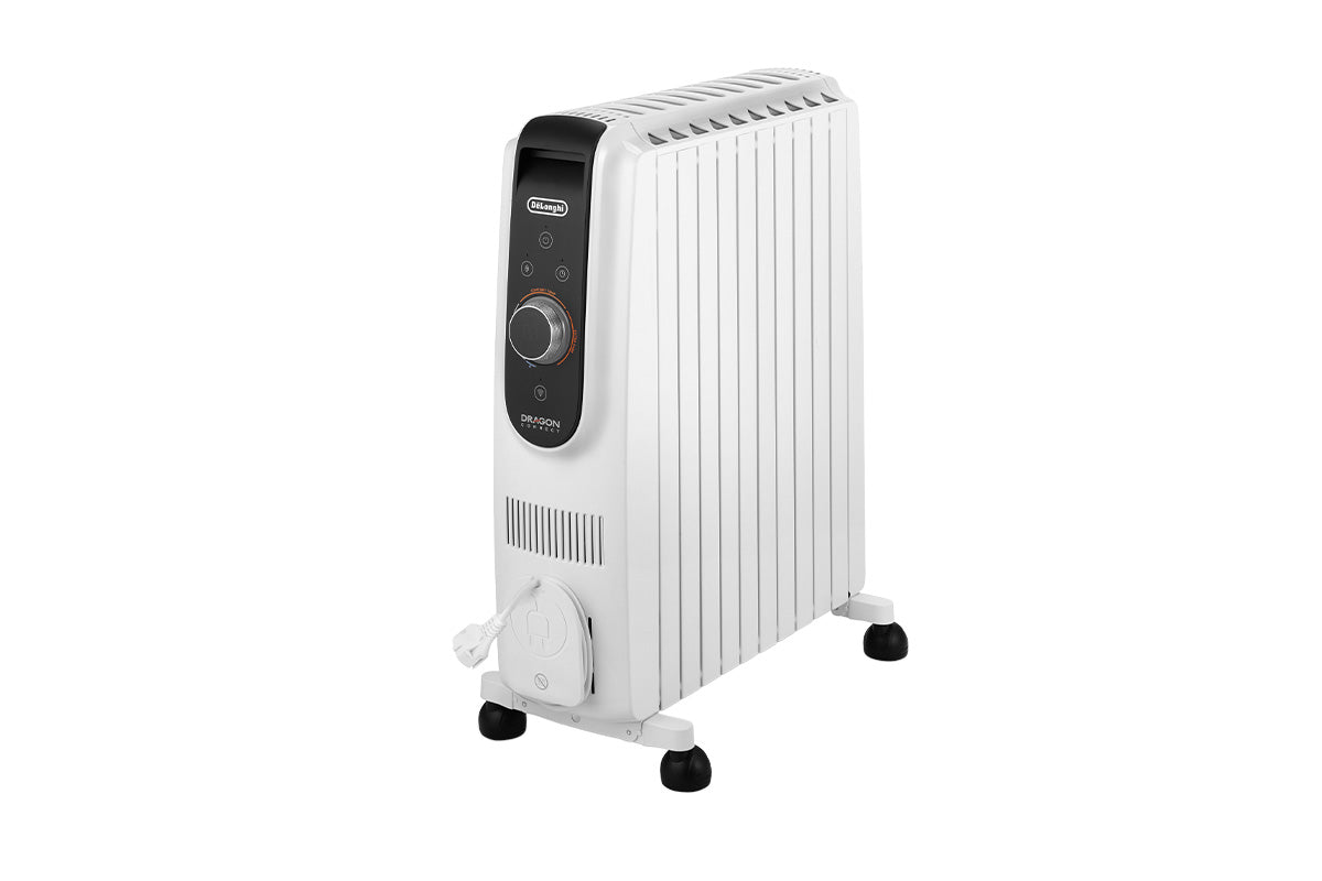 De'Longhi Dragon 5 Connect Oil Filled Radiator Heater | TRD51025WIFI | White