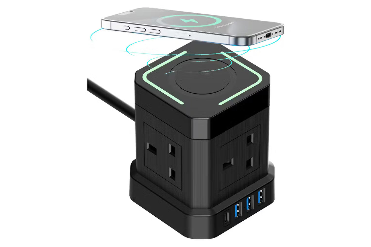 Homesafe Power Tower with Wireless Charging | TRE10-2