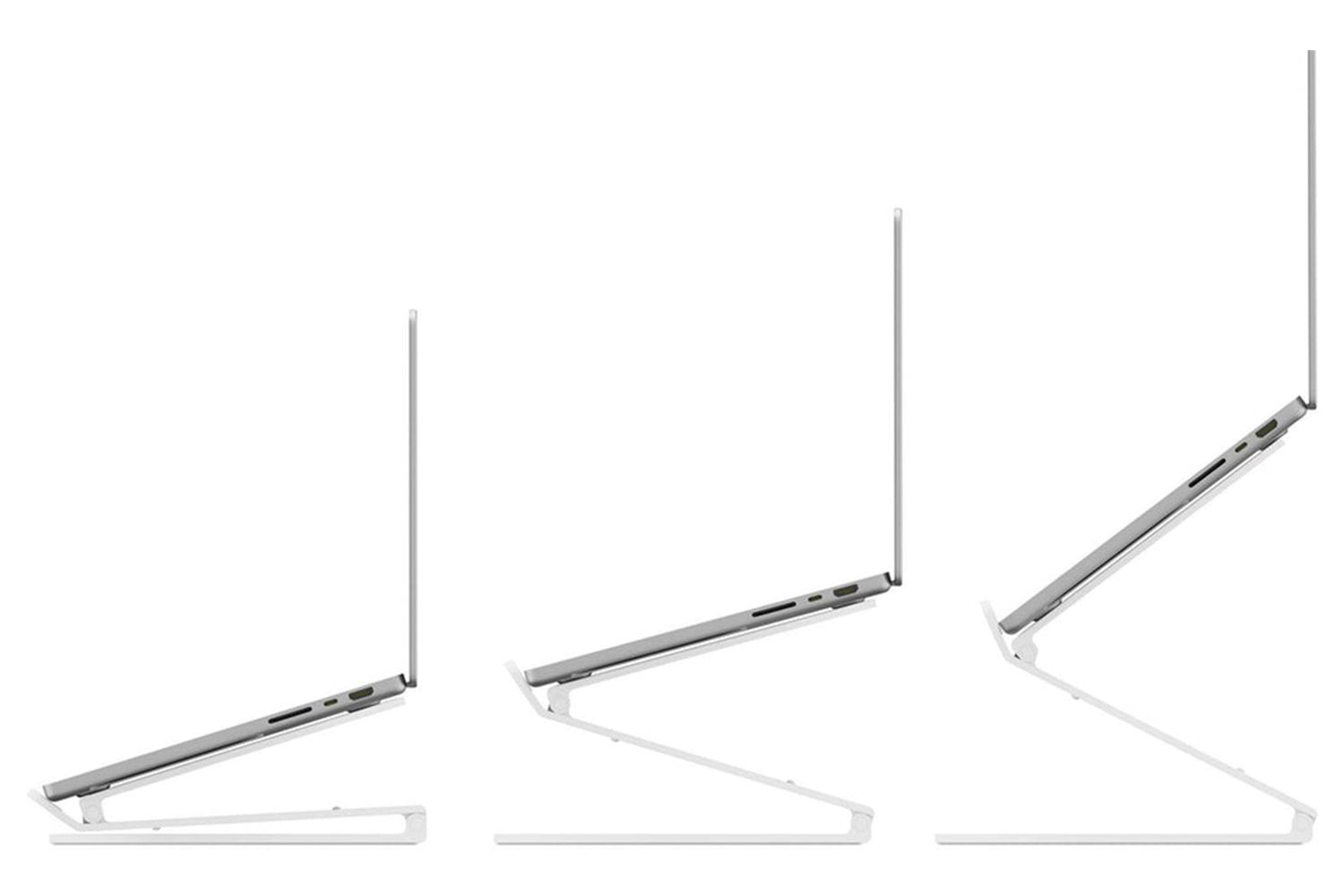 Twelvesouth Curve Flex Laptop Stand | White-3