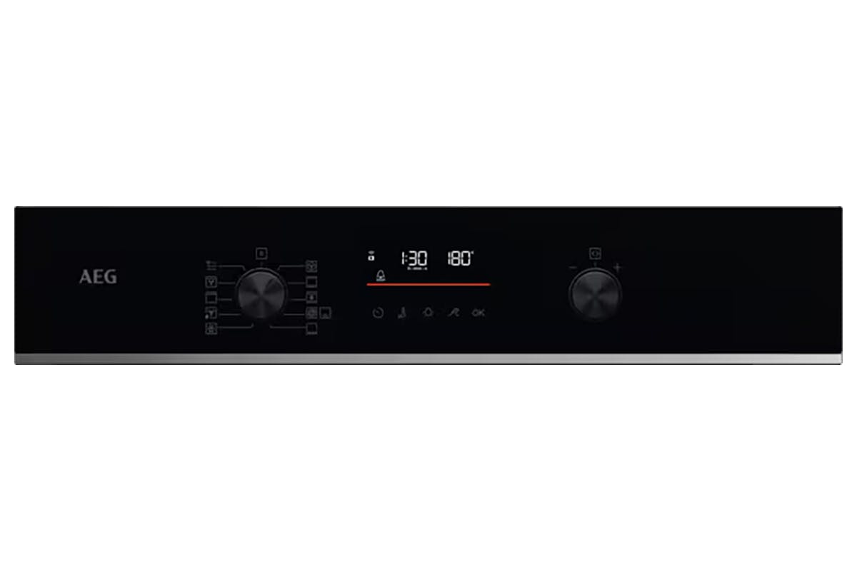 AEG 6000 SenseCook Built-in Pyrolytic Single Oven | TS6PB521AB | Black-2