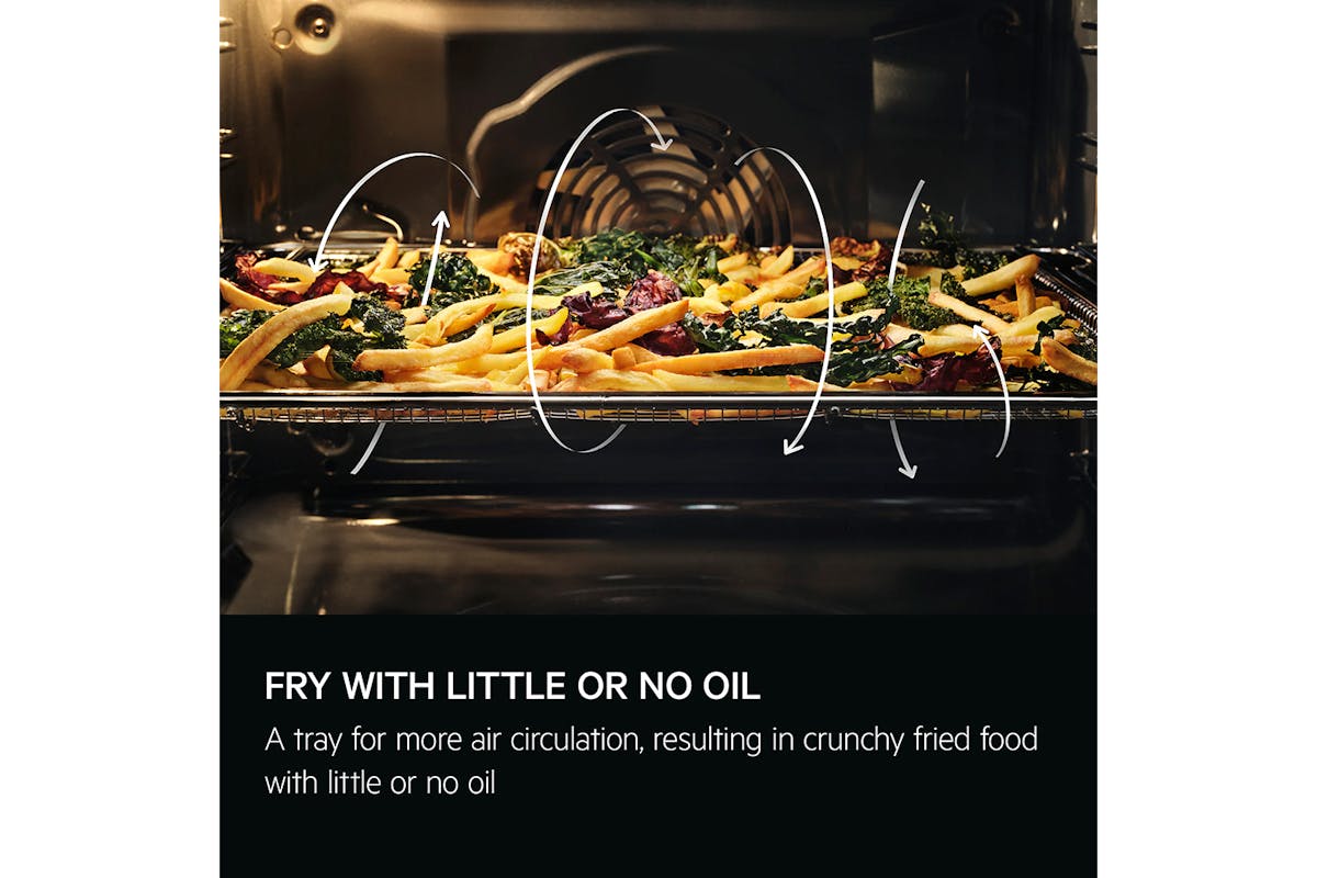 AEG 6000 SenseCook Built-in Pyrolytic Single Oven | TS6PB521AB | Black-3