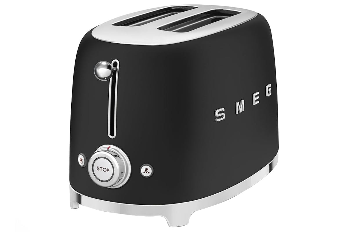 Smeg 50's Style 2 Slice Toaster | TSF01BLMUK | Matte Black-3
