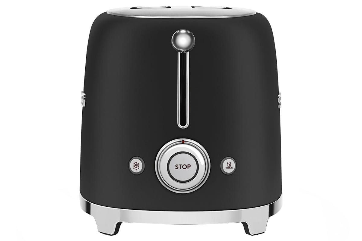 Smeg 50's Style 2 Slice Toaster | TSF01BLMUK | Matte Black-4