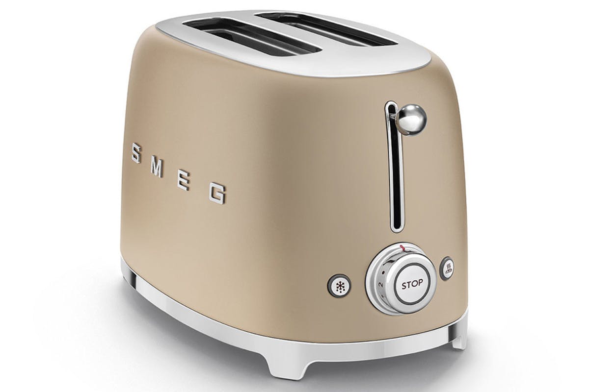 Smeg 50's Style 2 Slice Toaster | TSF01CHMUK | Champagne Gold-4