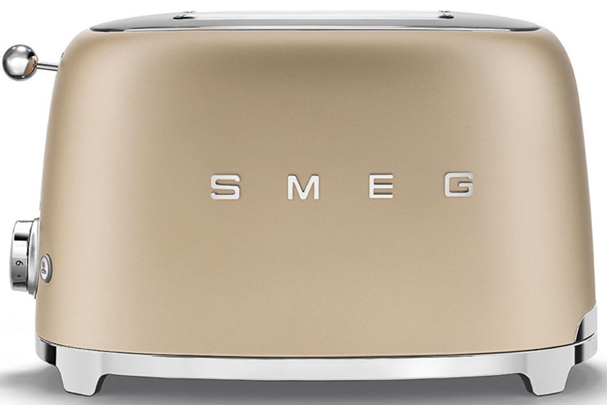 Smeg 50's Style 2 Slice Toaster | TSF01CHMUK | Champagne Gold-5