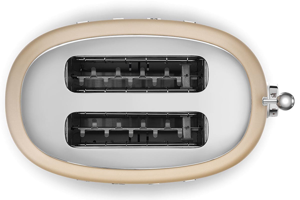 Smeg 50's Style 2 Slice Toaster | TSF01CHMUK | Champagne Gold-6