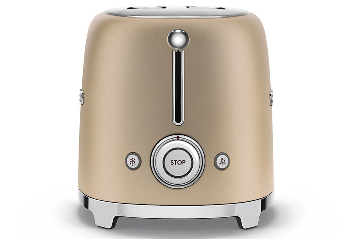Smeg 50's Style 2 Slice Toaster | TSF01CHMUK | Champagne Gold-7